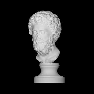 Roman Marble head of Marcus Aurelius