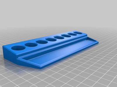 Stand or wall mount for 8 Wiha PicoFinish Screwdrivers