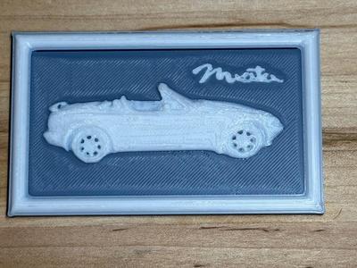 Miata Relief Sculpture