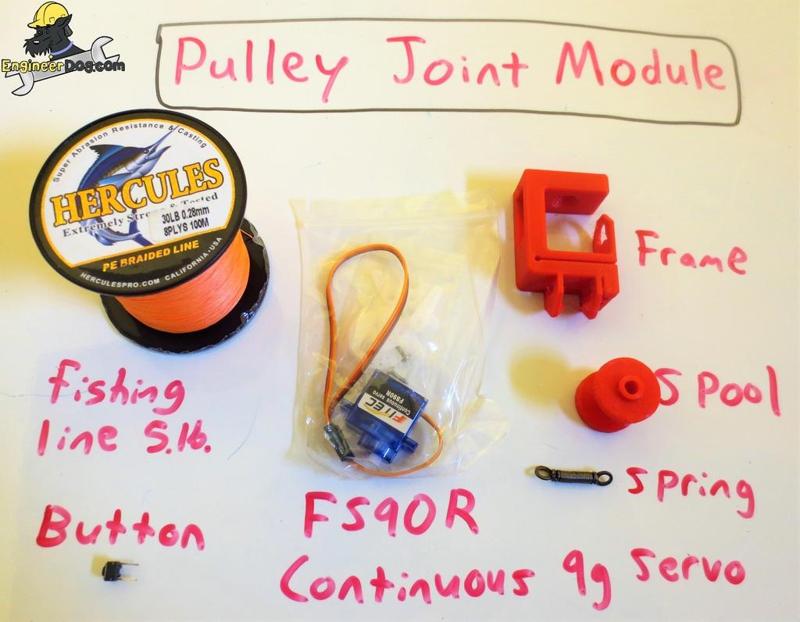 Hobby Servo Pulley Module *TINY_CNC_COLLECTION