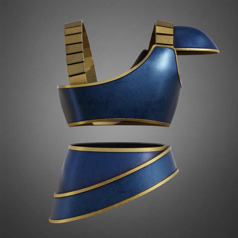 Dragon Ball Goku Yardrat Armor for Cosplay