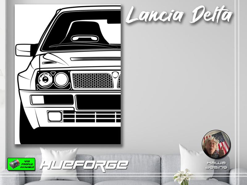Lancia Delta Integrale Hueforge