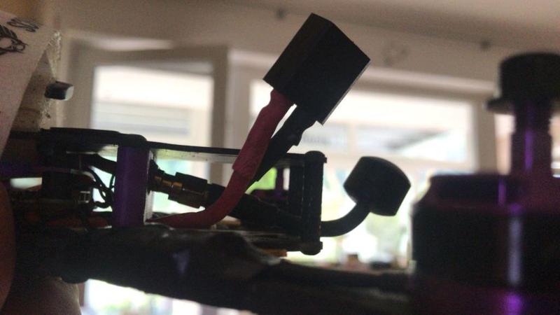 Skitzo Nova lumenier AXii  VTX & RX Antenna Holder Mount for Racing Quad