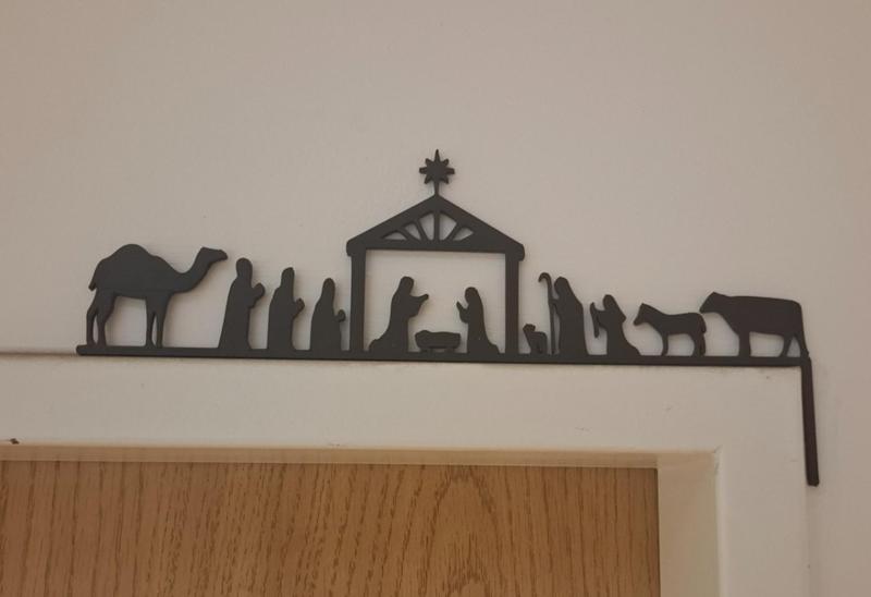 Nativity Scene 3D Door Decoration
