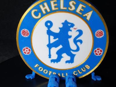 Chelsea FC shield with flexi legs