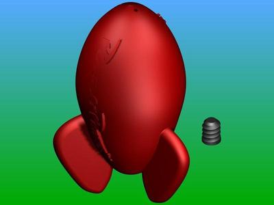 Pizza Planet Rocket Salt & Pepper Shaker