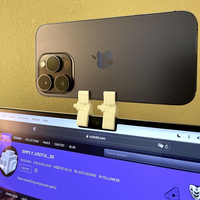 NEW iPhone HOLDER (HINGE) FOR MACKBOOK