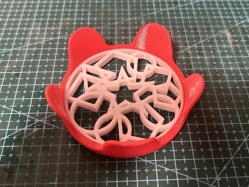 Toothbrush Cup Coaster - Geometric Pattern