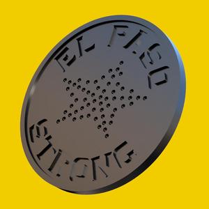 El Paso Strong Table Coaster 3D print model
