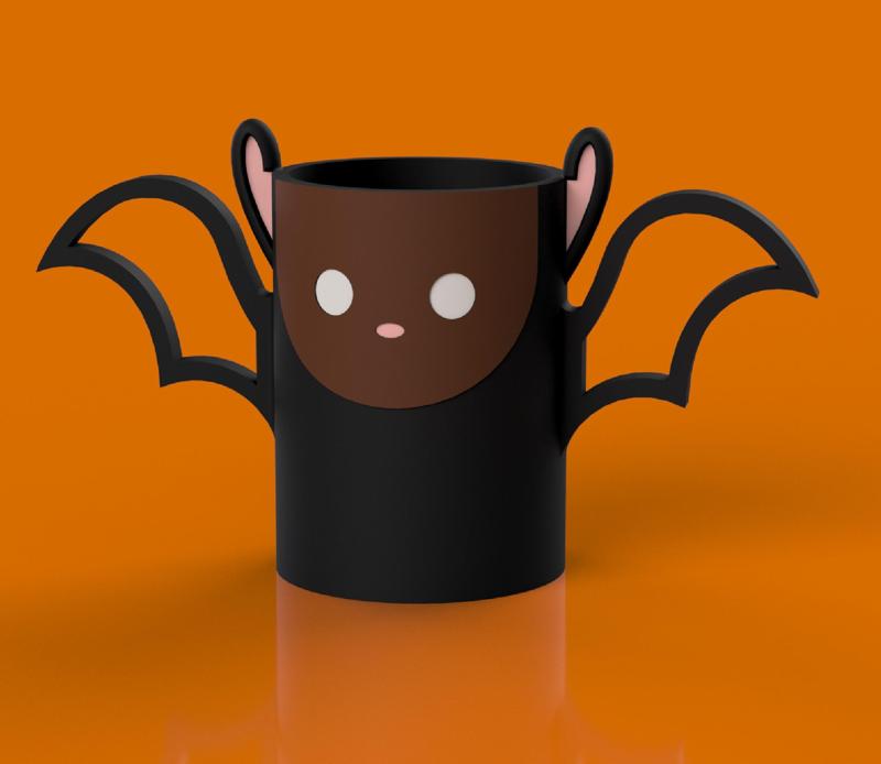Colorful Bat Coozie - Personal License