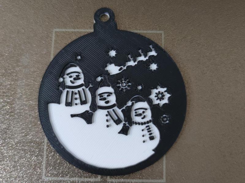 3D Christmas Ornament for Printing