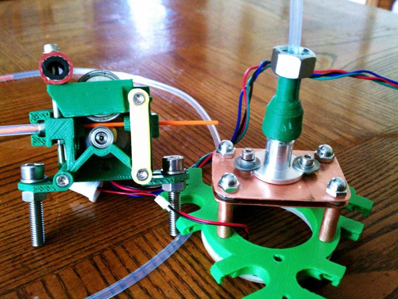 Screw-On Hot End Bowden Clamp