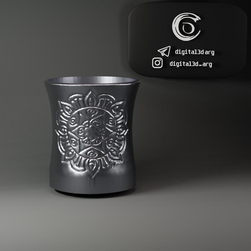 MATTE MANDALA METALLIC STYLE 14