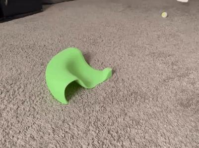 90 degrees turn minigolf obstacle