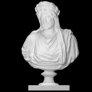 Bust of Antoninus Pius portrayed as an Arval Brother