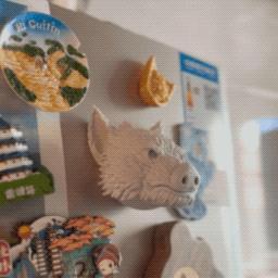 Black Myth Wu Kong Pigsy Head Refrigerator Magnet