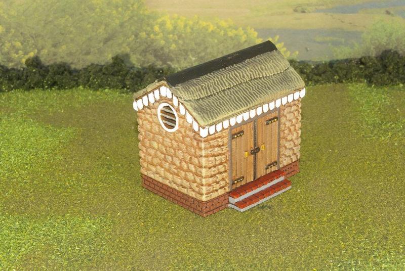 1/56 Scale - Storage Shed - Stone Set