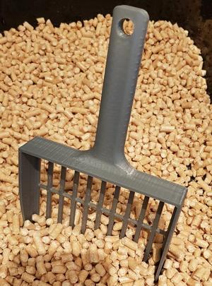 Cat poop-scoop for pellets