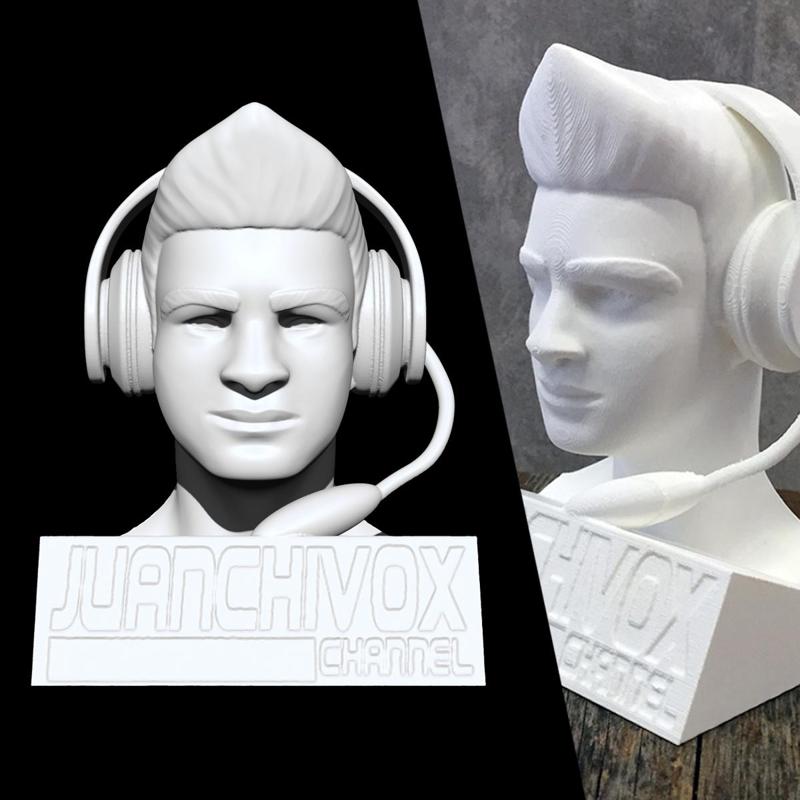 Juanchivox Youtuber Bust - Support Free