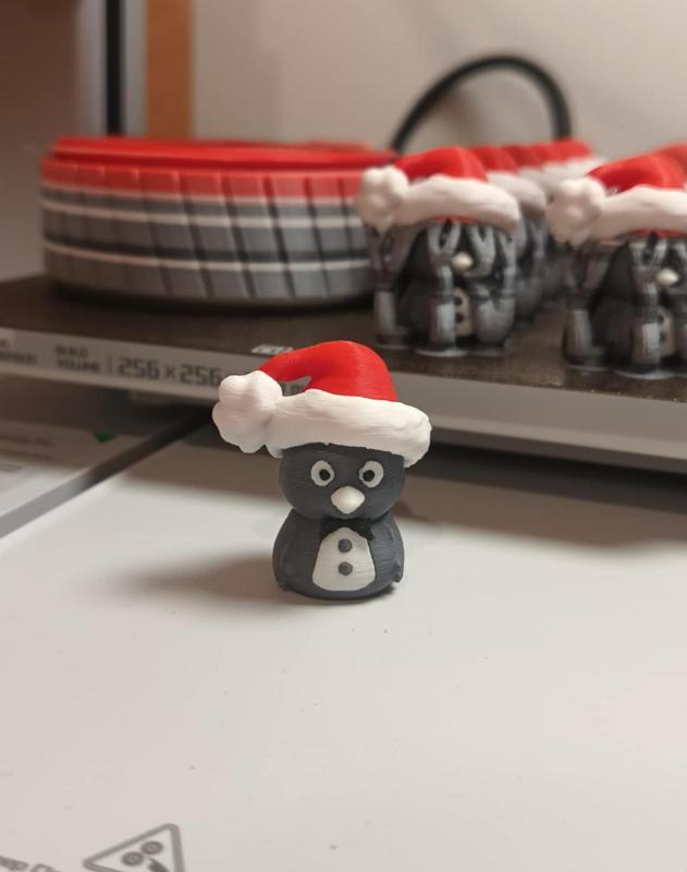 Christmas Penguin Figure