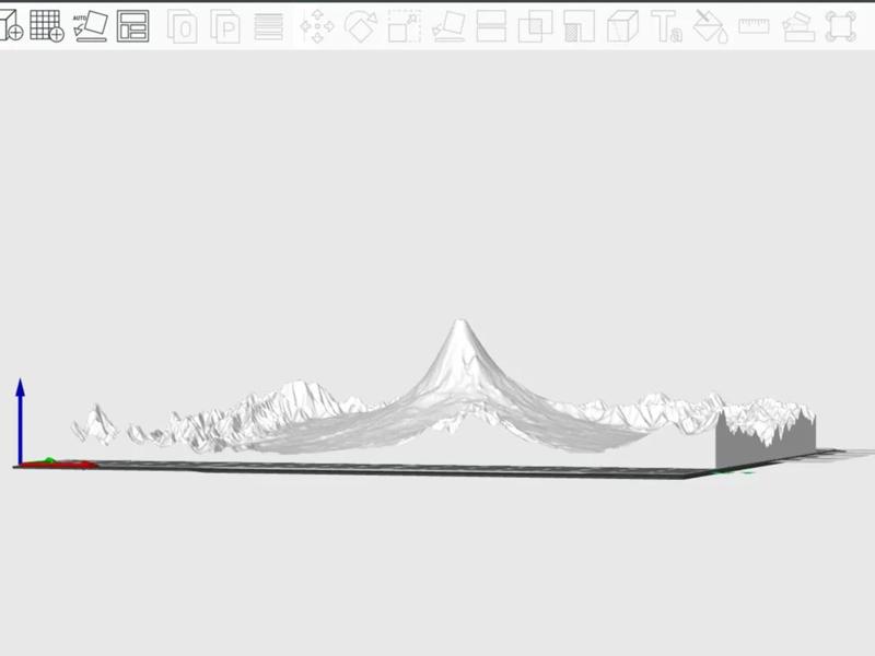 Mount Fuji 1:1 Replica for a1 mini