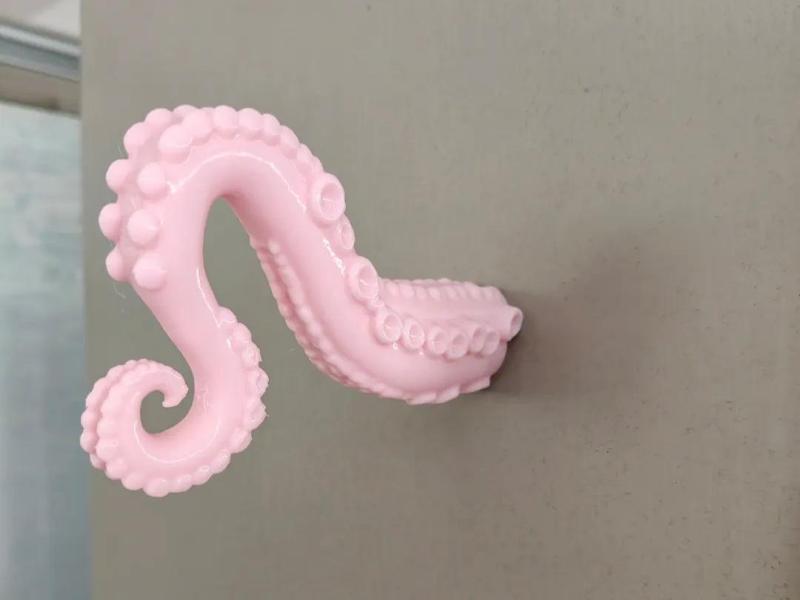Pink Octopus Tentacle/Jewelry Earphone Display Stand Fridge Magnet