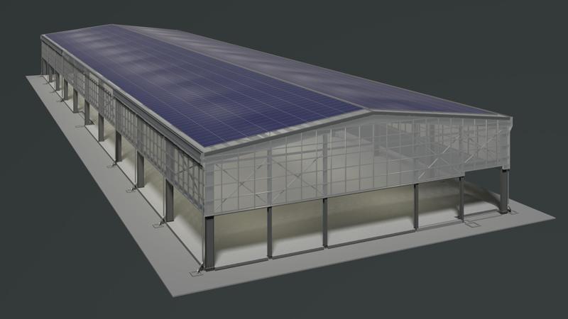 Solar glasshouse 25e01