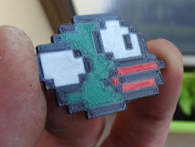 Real 4 colors Flappy Bird