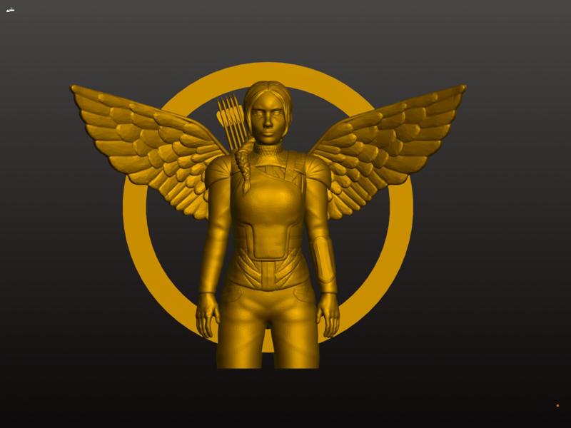 Mockingjay Rebel Girl HG Bookshelf Decor