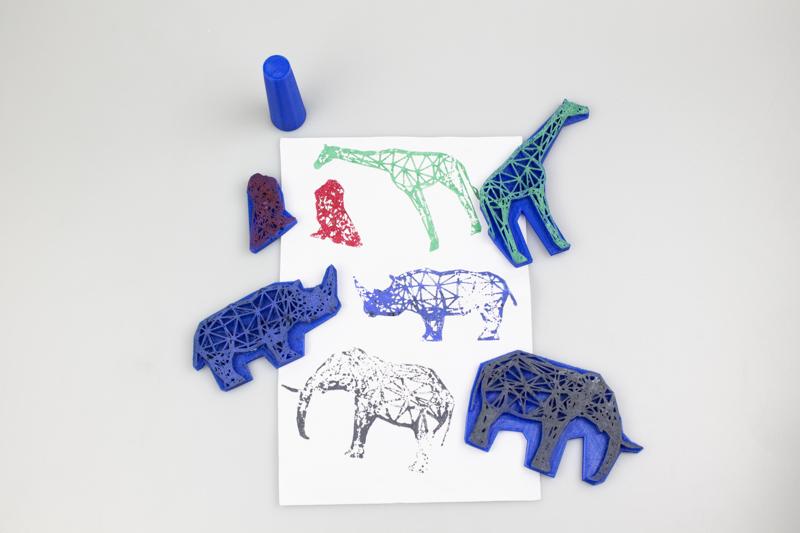 Digital Safari Stamps