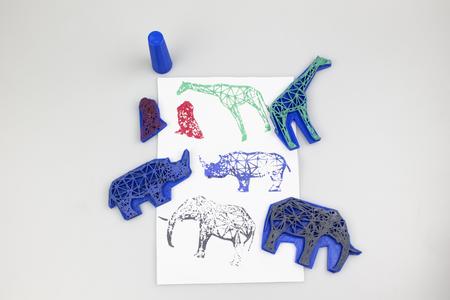 Digital Safari Stamps