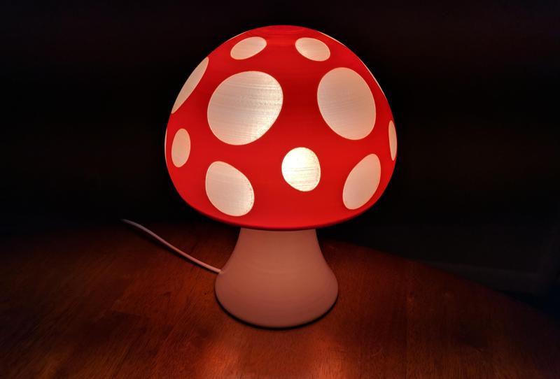 Glowing Mushroom Lamp