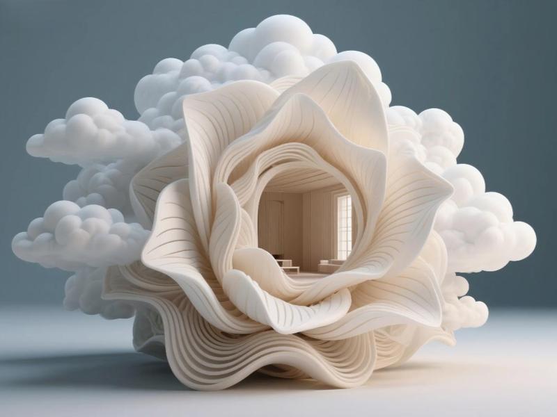 Cloud Rose Print in Place for A1 mini