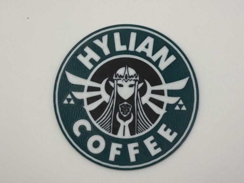 Starbucks Hylian Coffee Zelda Coaster