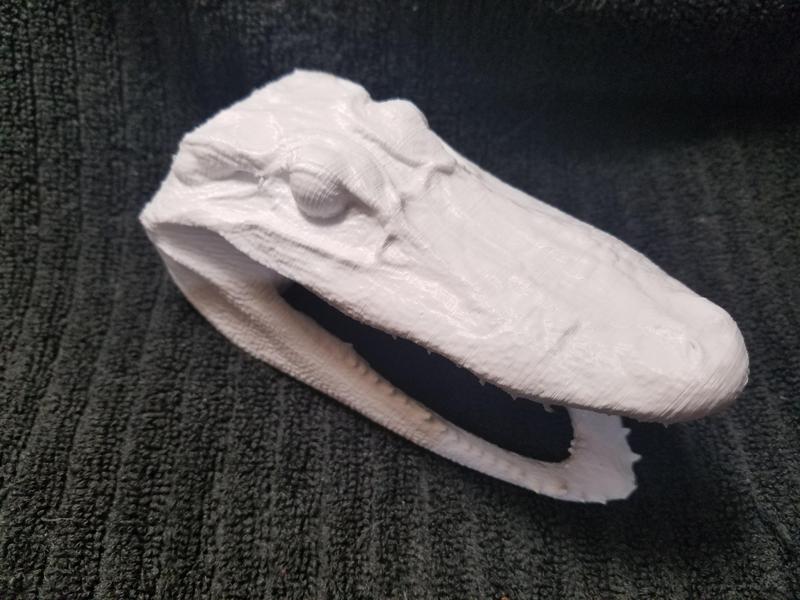 High Resolution Scan of Florida Alligator Head