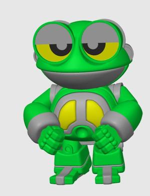 Iron Armor Boy - Kero Kero Frog (Multicolor Version)