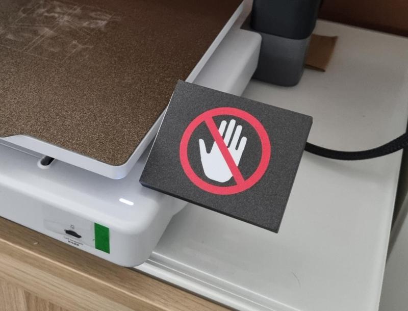 Screen cover for BambuLab A1