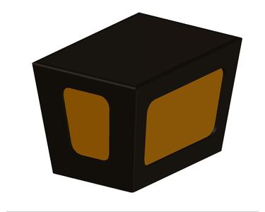 Rectangular Pot (flowerpot)
