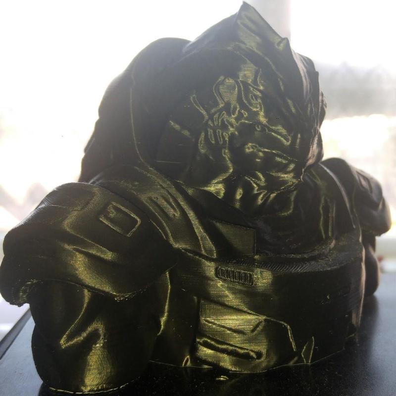 Krogan Bust by jmilligan - Repaired