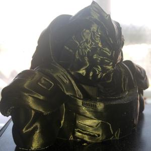 Krogan Bust by jmilligan - Repaired