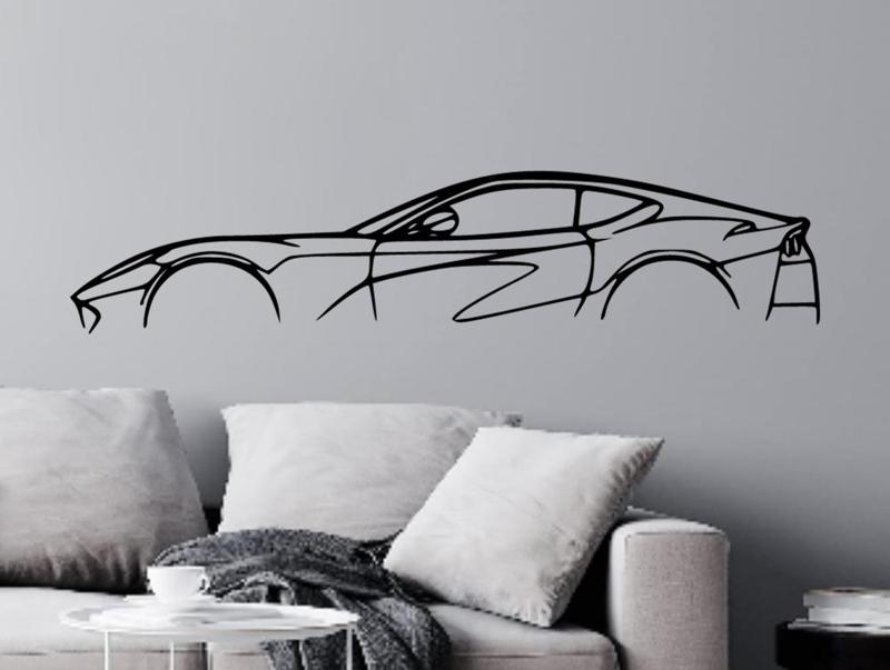 Ferrari 812 Superfast Silhouette Wall Art