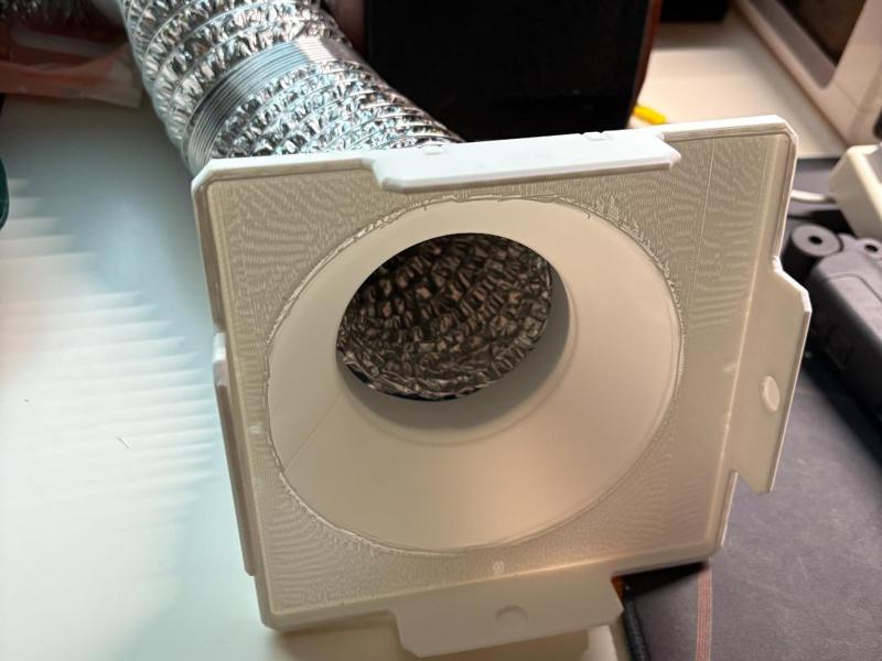 Desktop sander dust collector_1.8 rear cover modification