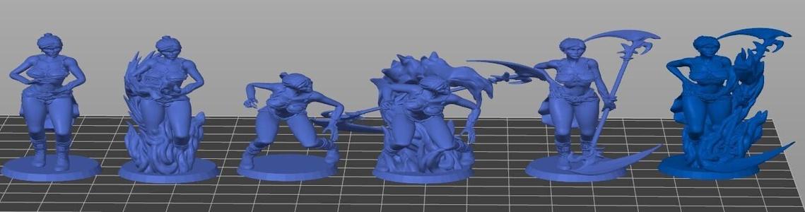 Sexy female sorceress, mage, Dark mage, necromancer, scythe