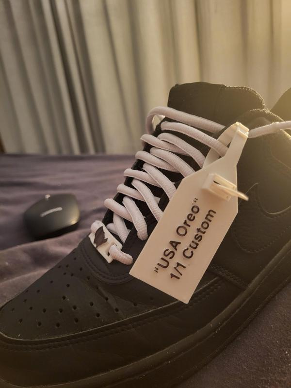 Replacement/Customizable Off White Tag