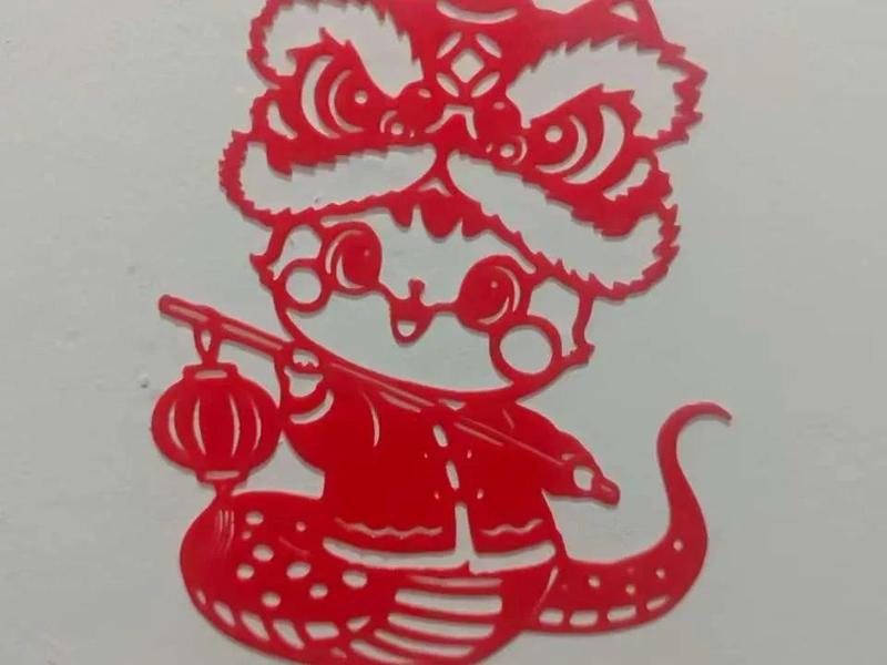 Window Decoration - Spirit Snake Lantern (Electrostatically Adhering to Glass)