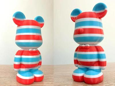 National Tide Three-color Cloth Violent Bear