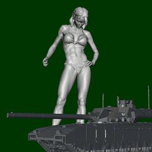 Fitness model - Mistress of angry toy