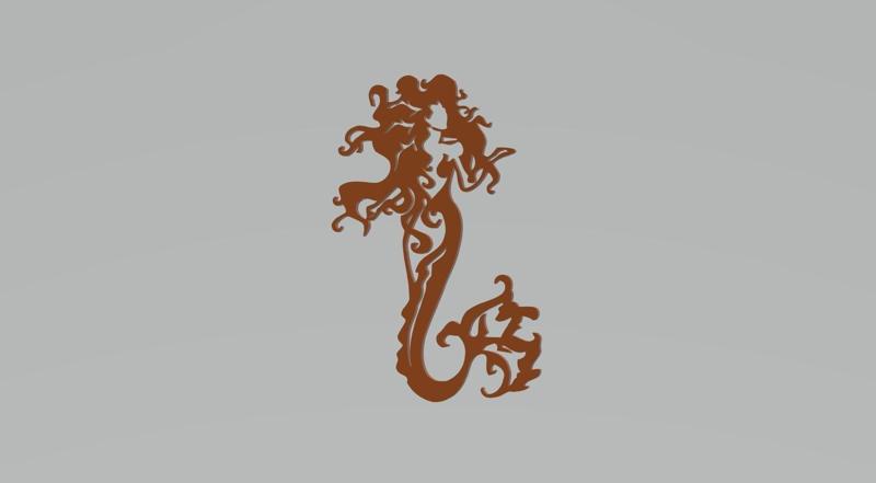 Mermaid Decorative Wall Art Sticker Nice Design