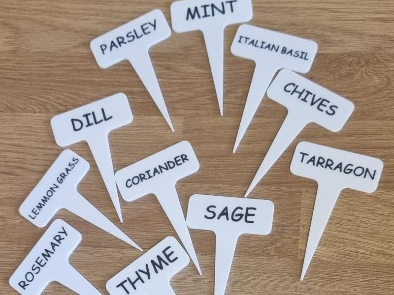 Herb Plant Labels