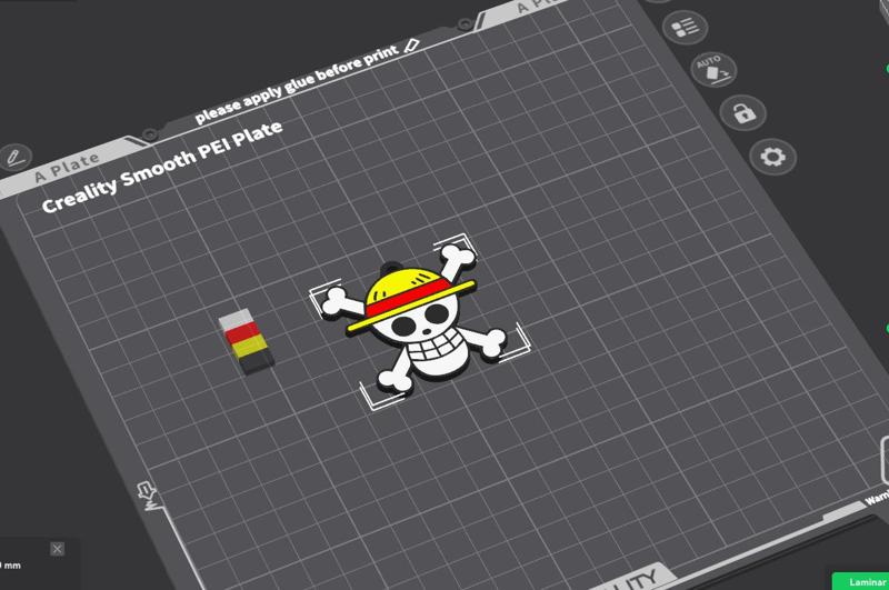 LUFFY ONE PIECE KEYCHAIN
